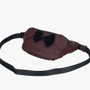 Loungefly Disney Minnie Mouse Faux Leather Fanny Pack, Red